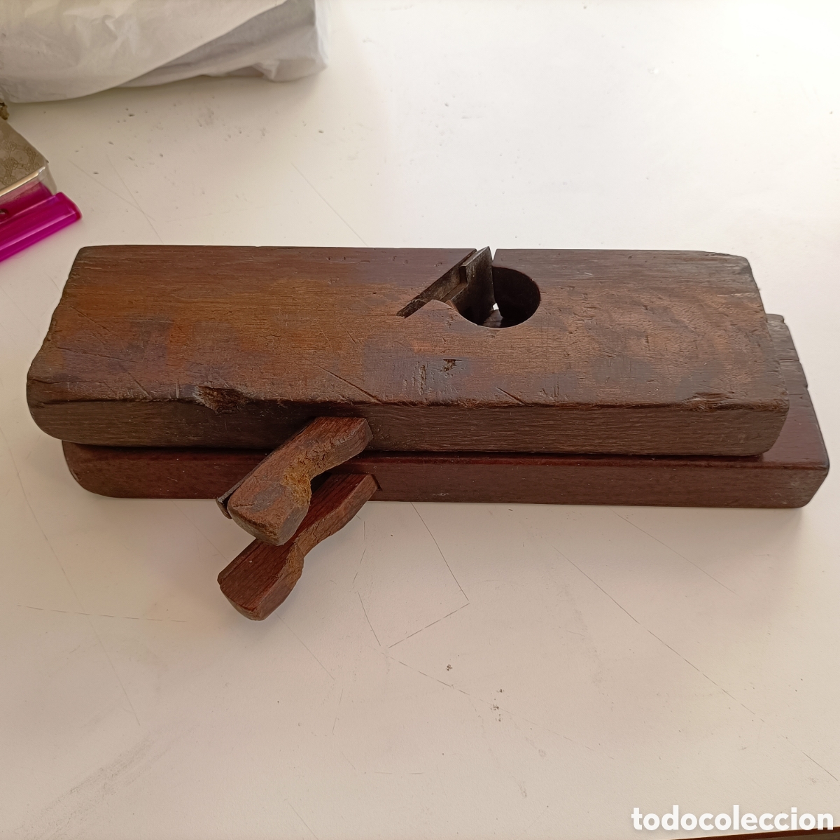 Antig&uuml;edades: PAREJA ANTIGUOS CEPILLOS CARPINTERIA. HERRAMIENTA - Foto 7