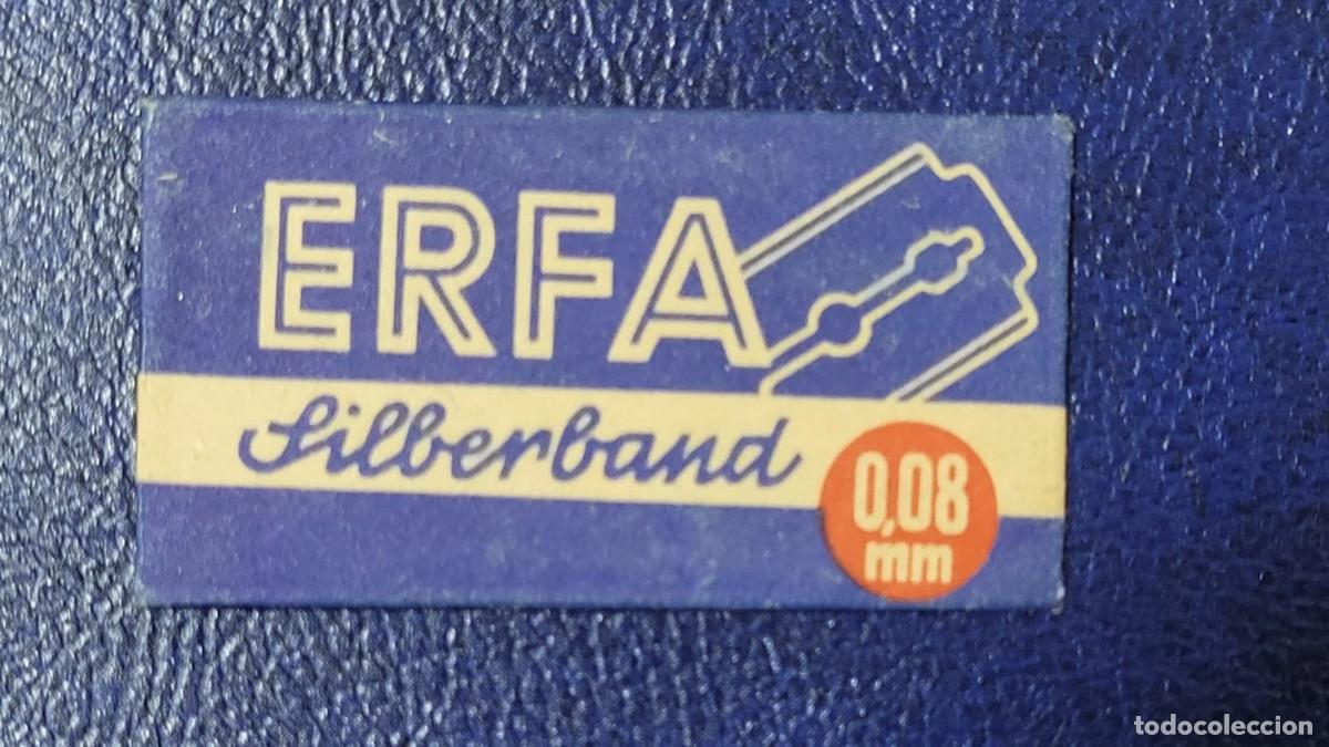 Antig&uuml;edades: L660 FUNDA HOJA CON CUCHILLA DE AFEITAR ERFA - Foto 1