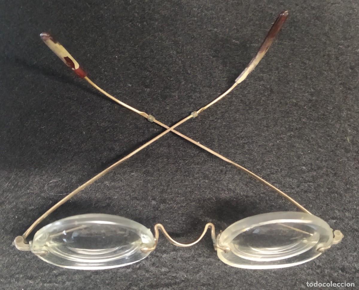 Antig&uuml;edades: Gafas. S. XIX. Con funda. - Foto 3