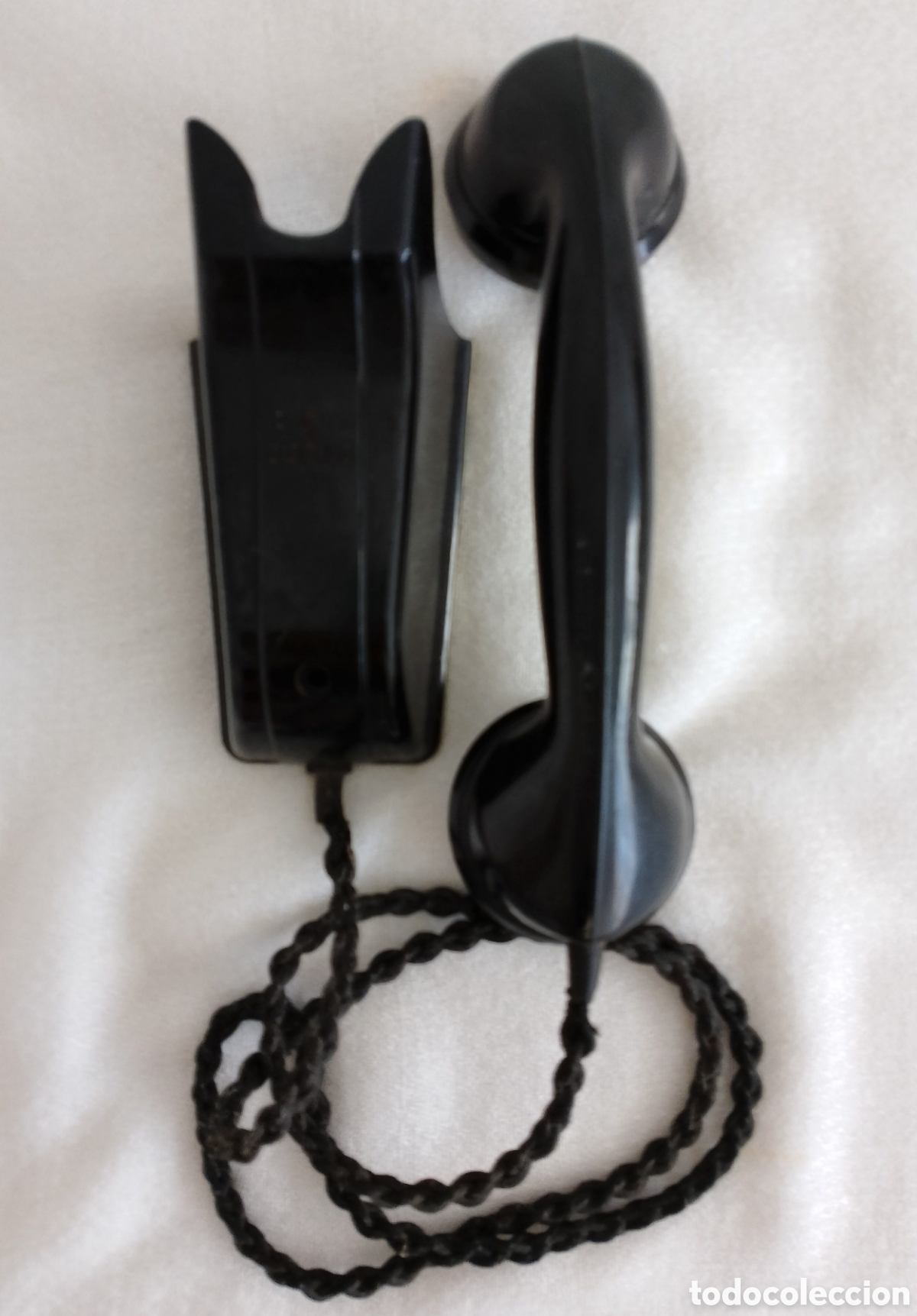 Tel&eacute;fonos: Antiguo Tel&eacute;fono Intercomunicador Baquelita. - Foto 3