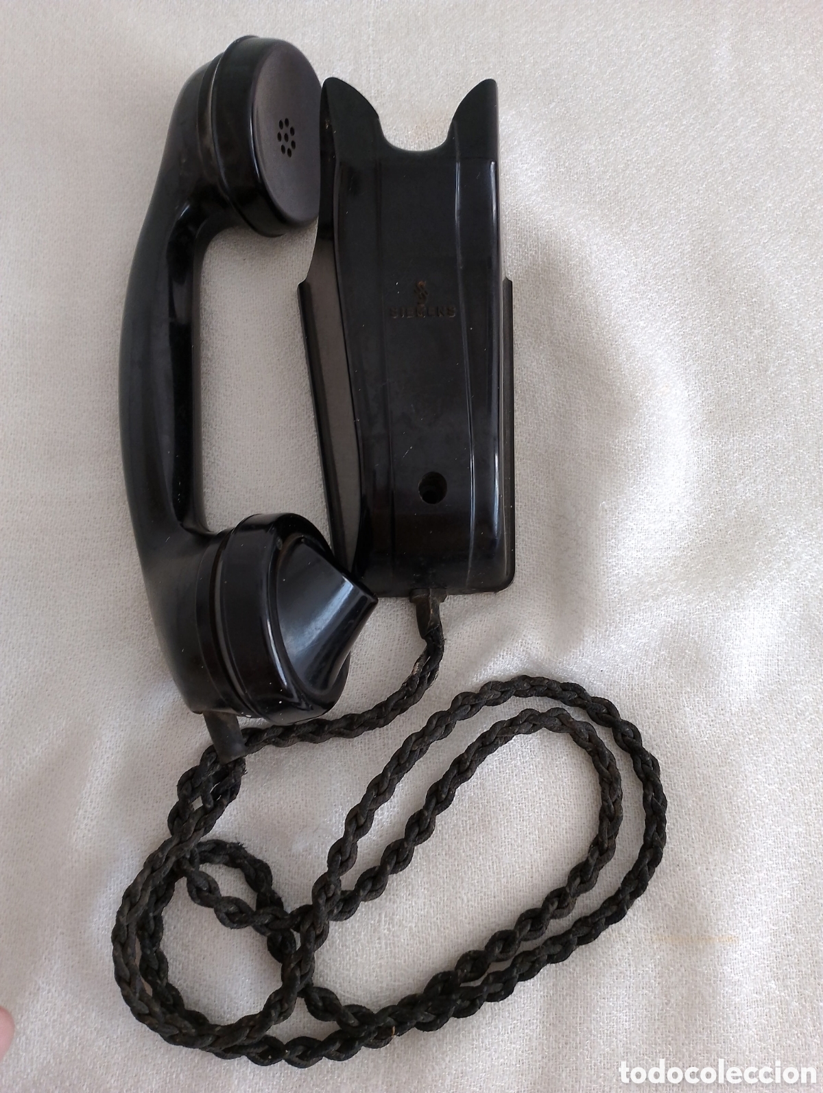 Tel&eacute;fonos: Antiguo Tel&eacute;fono Intercomunicador Baquelita. - Foto 8