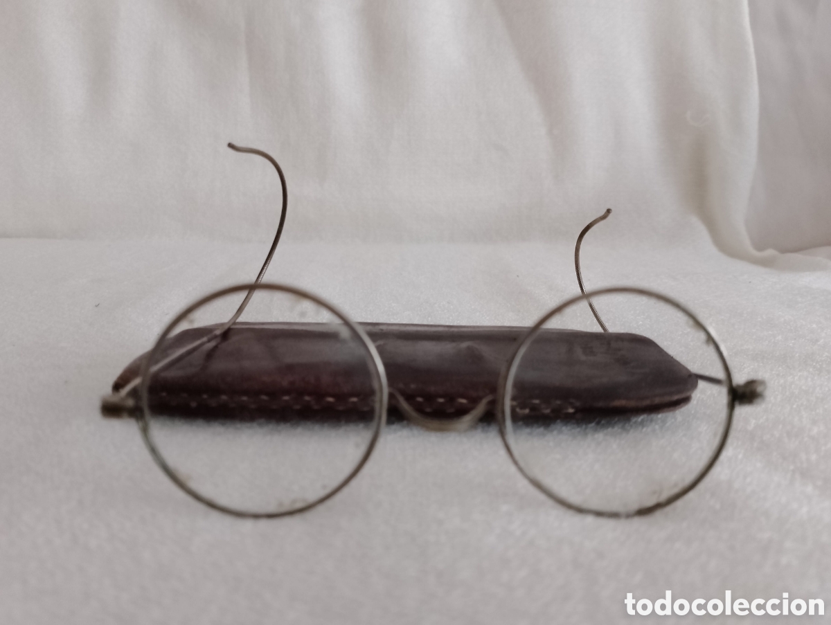 Antig&uuml;edades: Antiguas Gafas con Funda. - Foto 4