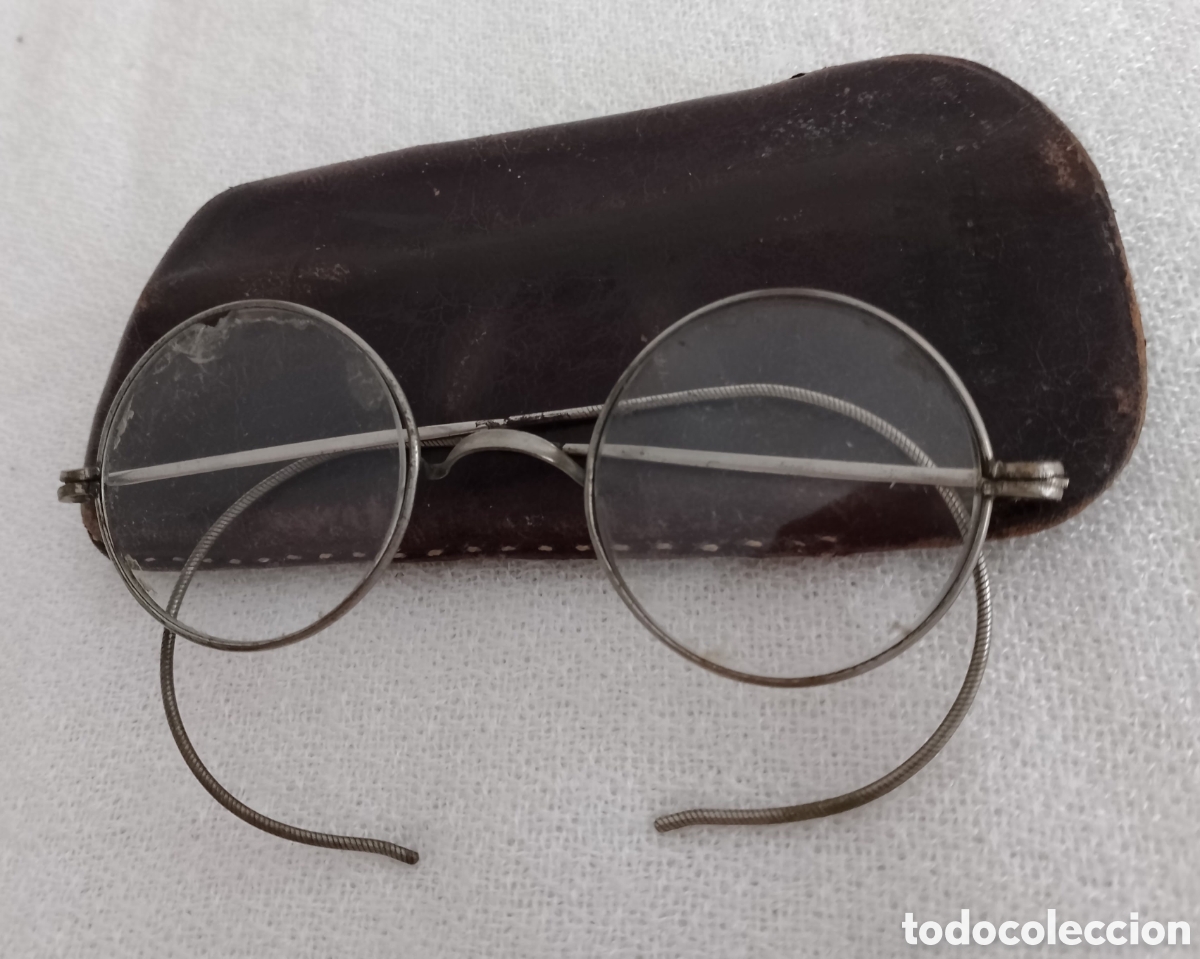 Antig&uuml;edades: Antiguas Gafas con Funda. - Foto 7