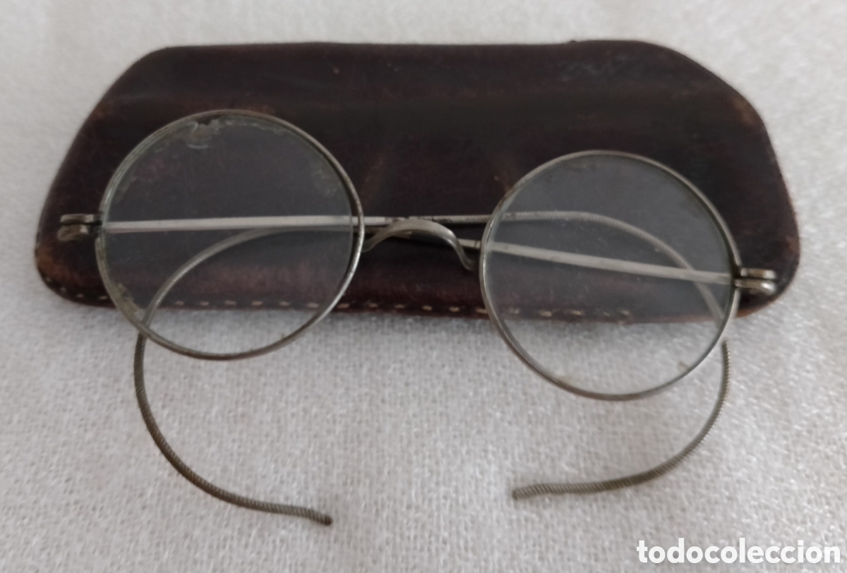 Antig&uuml;edades: Antiguas Gafas con Funda. - Foto 9