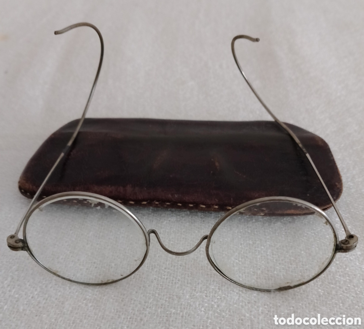 Antig&uuml;edades: Antiguas Gafas con Funda. - Foto 10