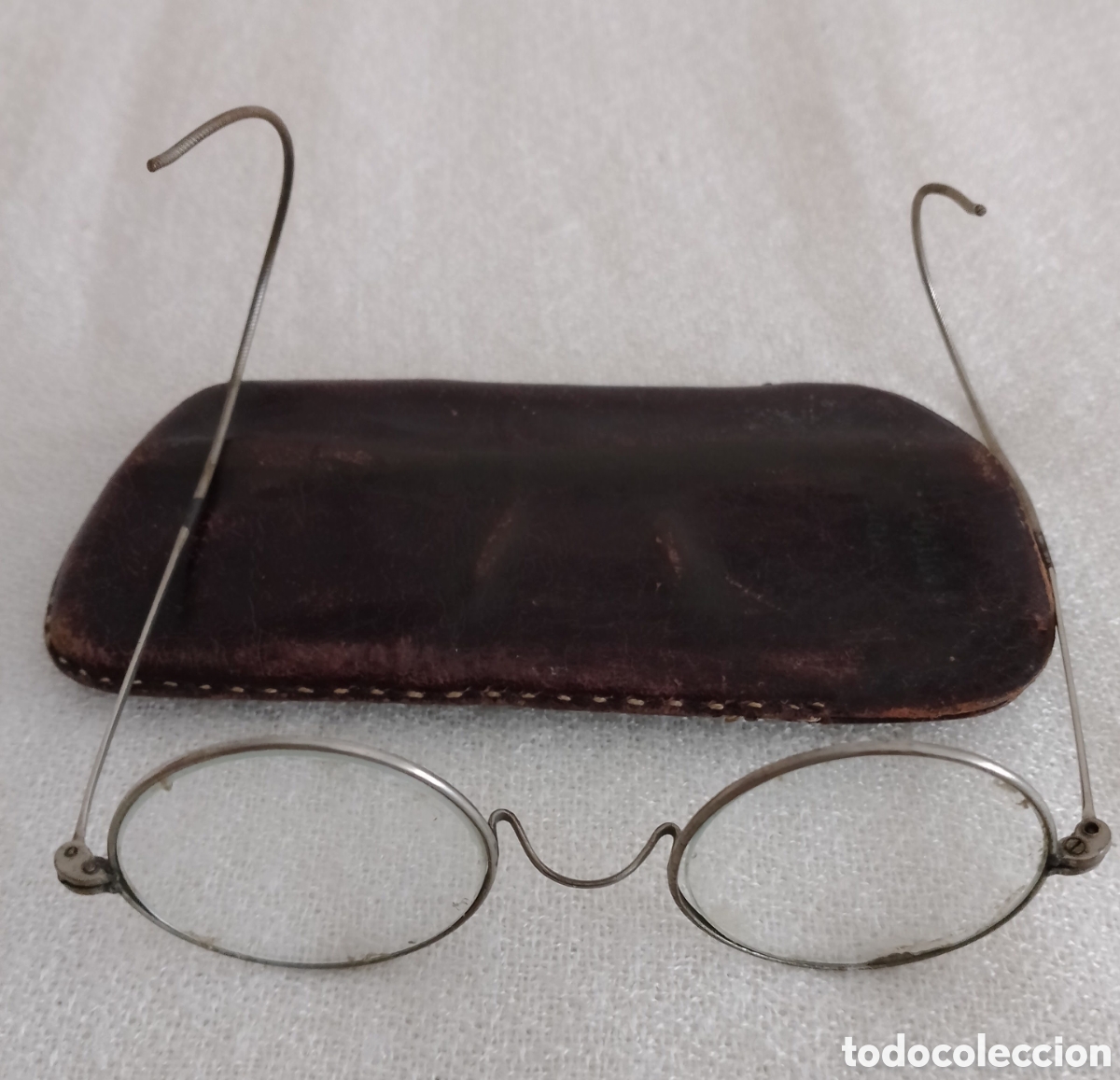 Antig&uuml;edades: Antiguas Gafas con Funda. - Foto 12