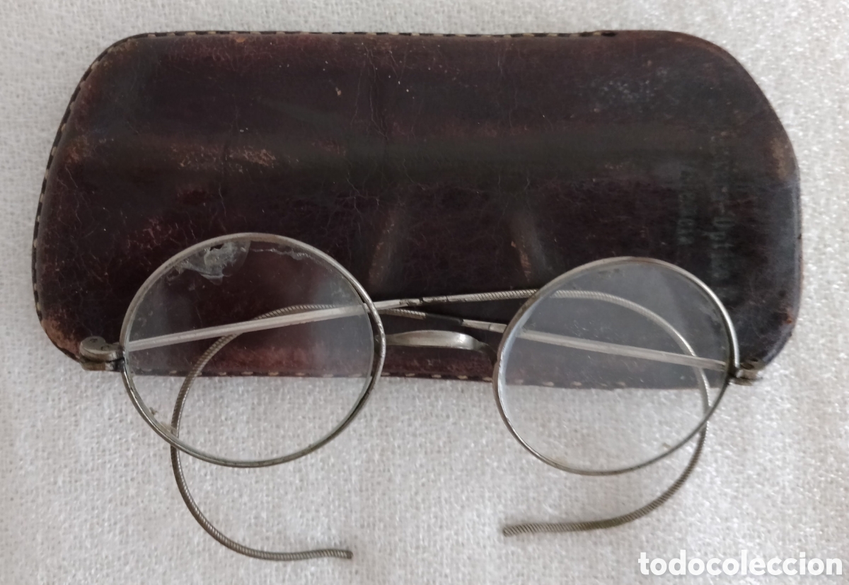 Antig&uuml;edades: Antiguas Gafas con Funda. - Foto 14