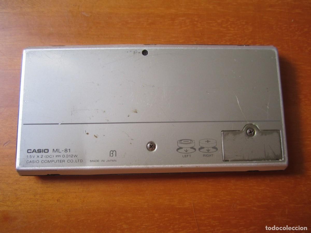 Antig&uuml;edades: Calculadora Musical Casio ML-81 (DEFECTUOSA NO FUNCIONA) - Foto 3