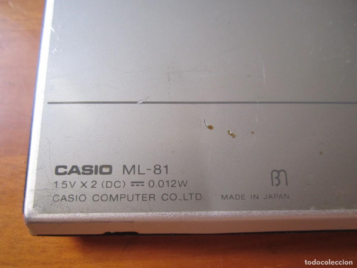 Antig&uuml;edades: Calculadora Musical Casio ML-81 (DEFECTUOSA NO FUNCIONA) - Foto 6