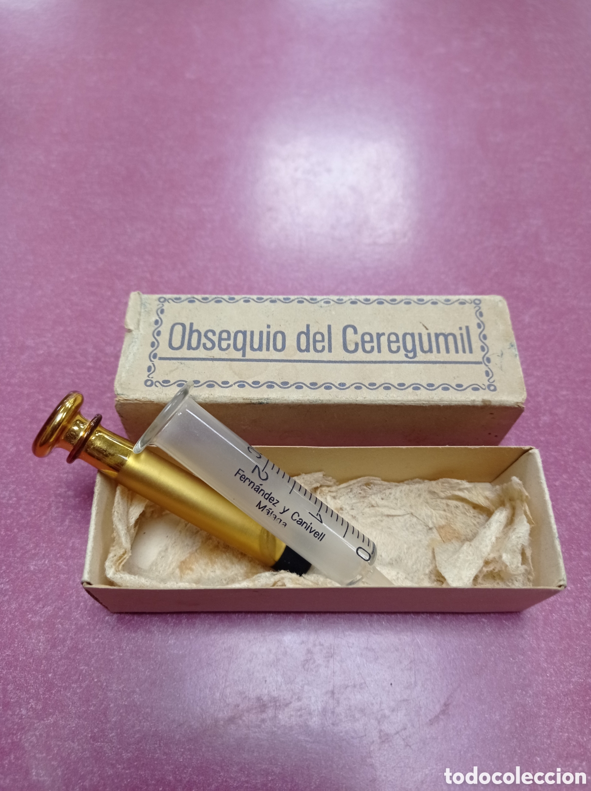 Antig&uuml;edades: Jeringuilla Obsequio del Ceregumil - Foto 2