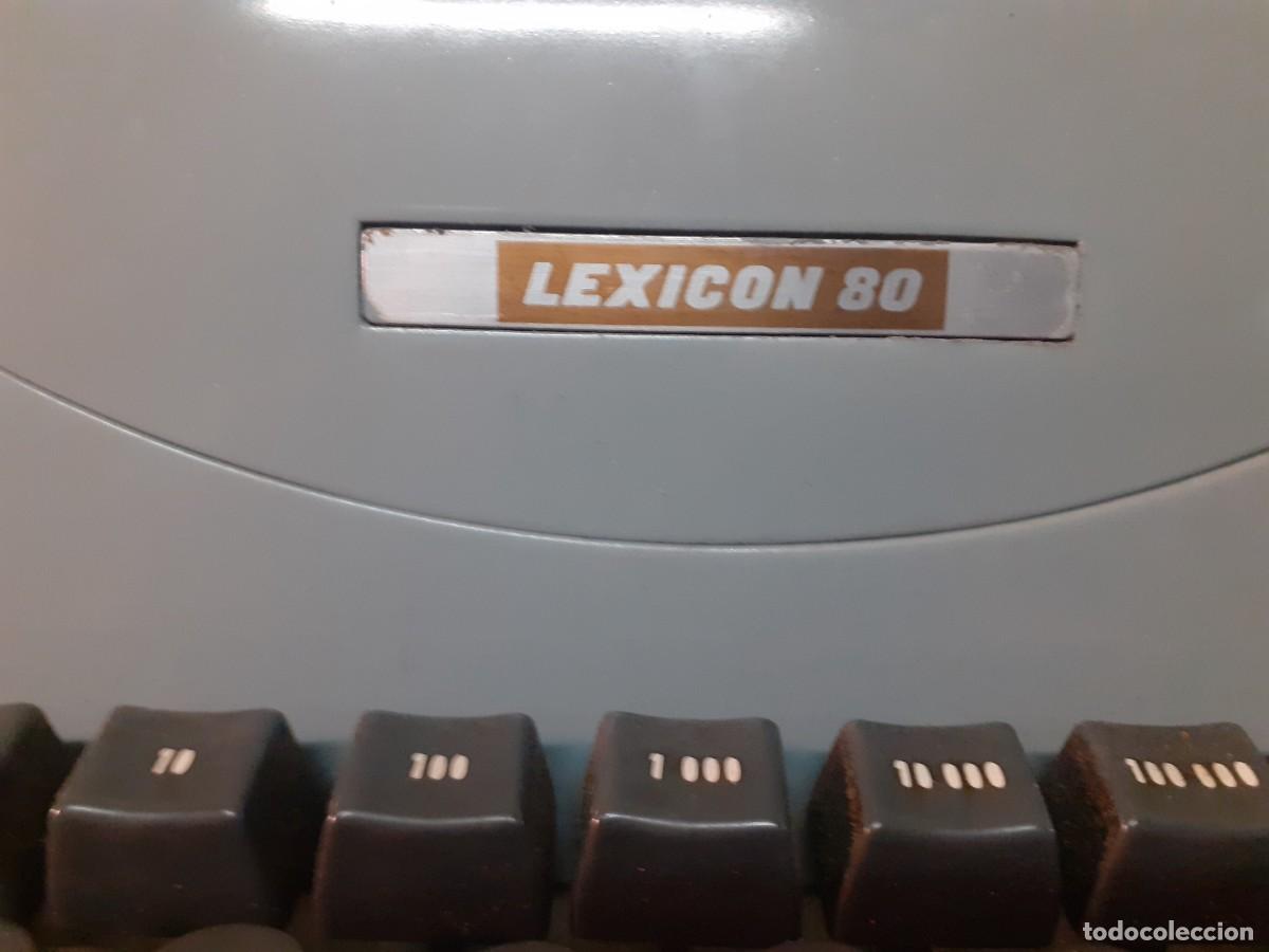 Antig&uuml;edades: Maquina escribir Hispano Olivetti Lexicon 80 - Foto 8