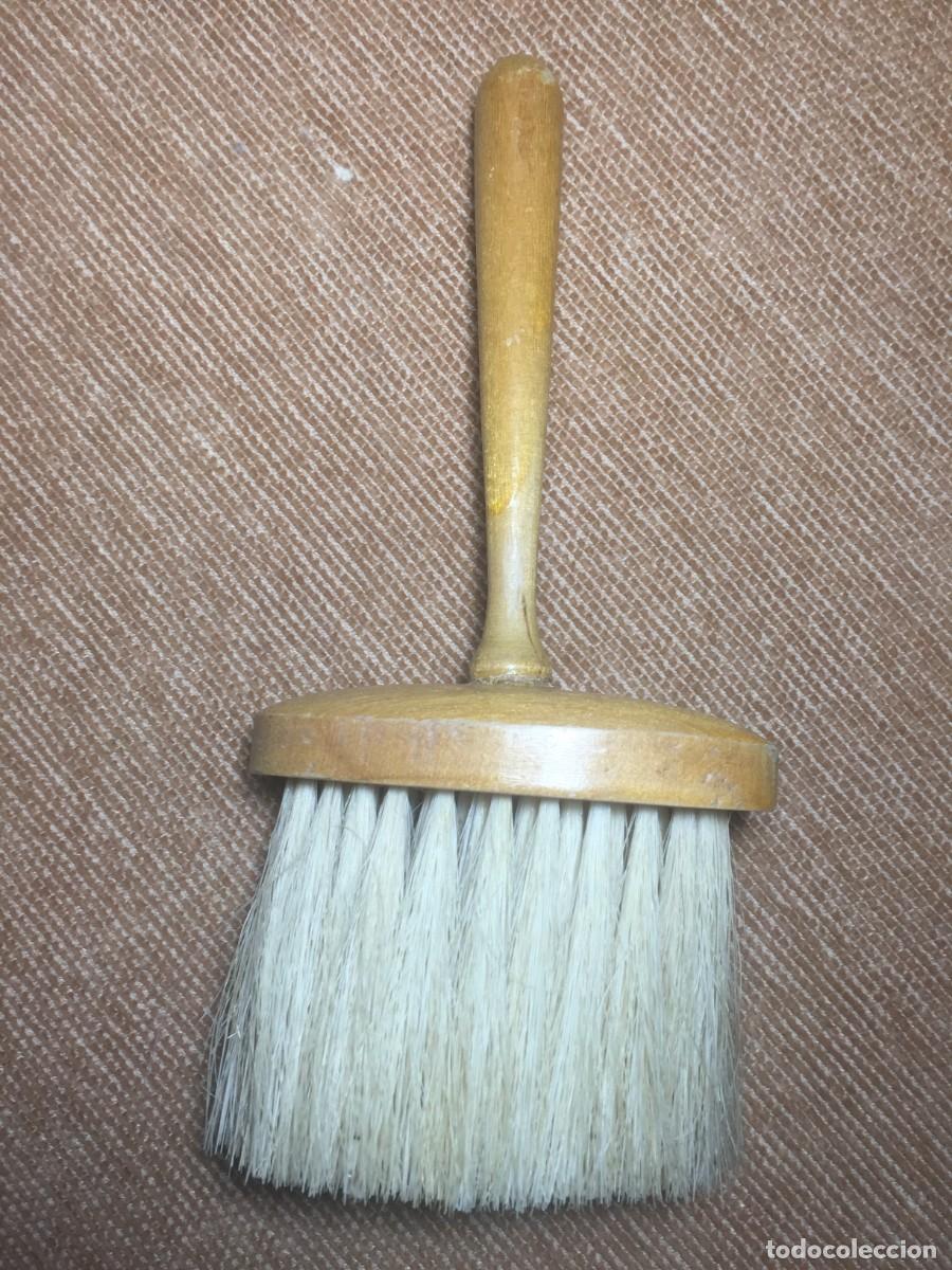 Antig&uuml;edades: ANTIGUO CEPILLO DE BARBERO BARBERIA - Foto 2