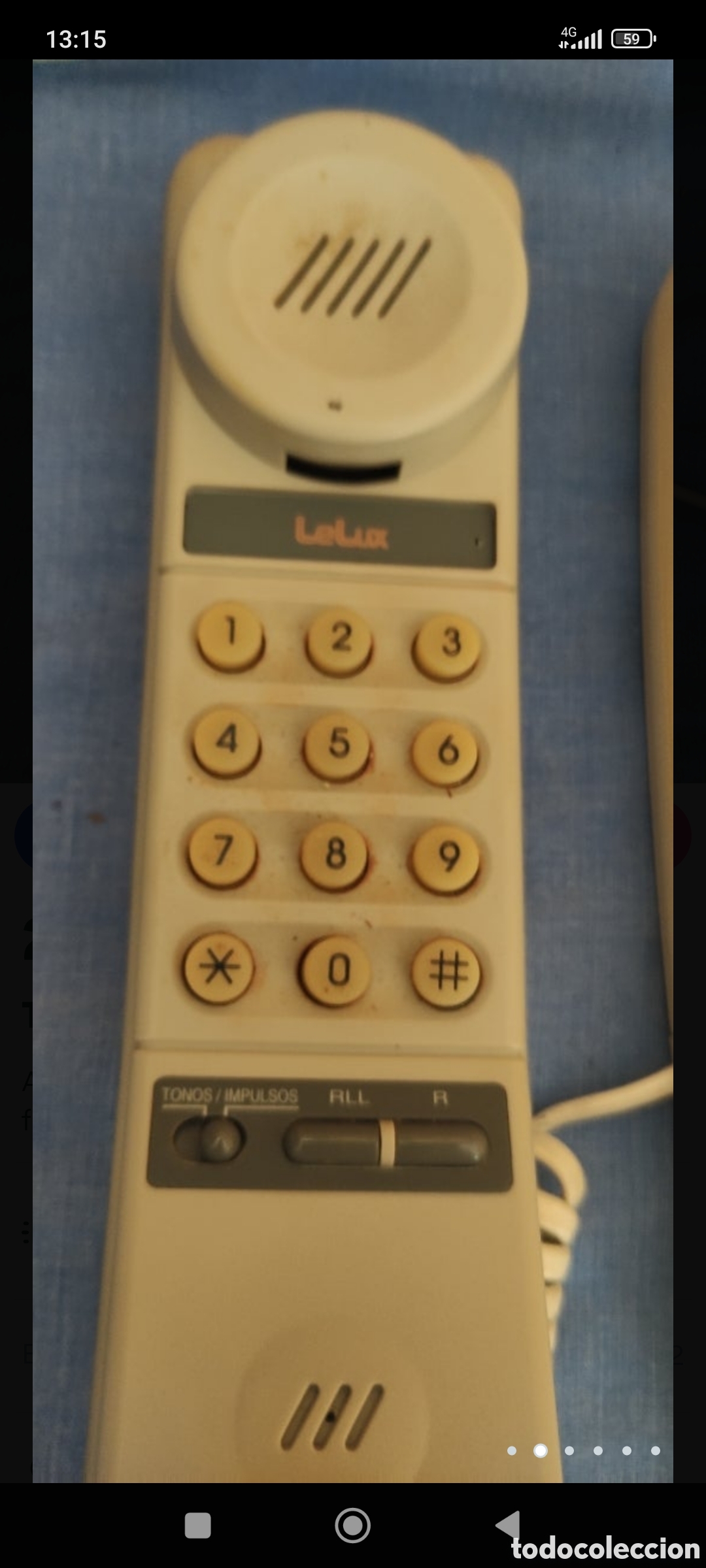 Tel&eacute;fonos: Tel&eacute;fono g&oacute;ndola vintage - Foto 2