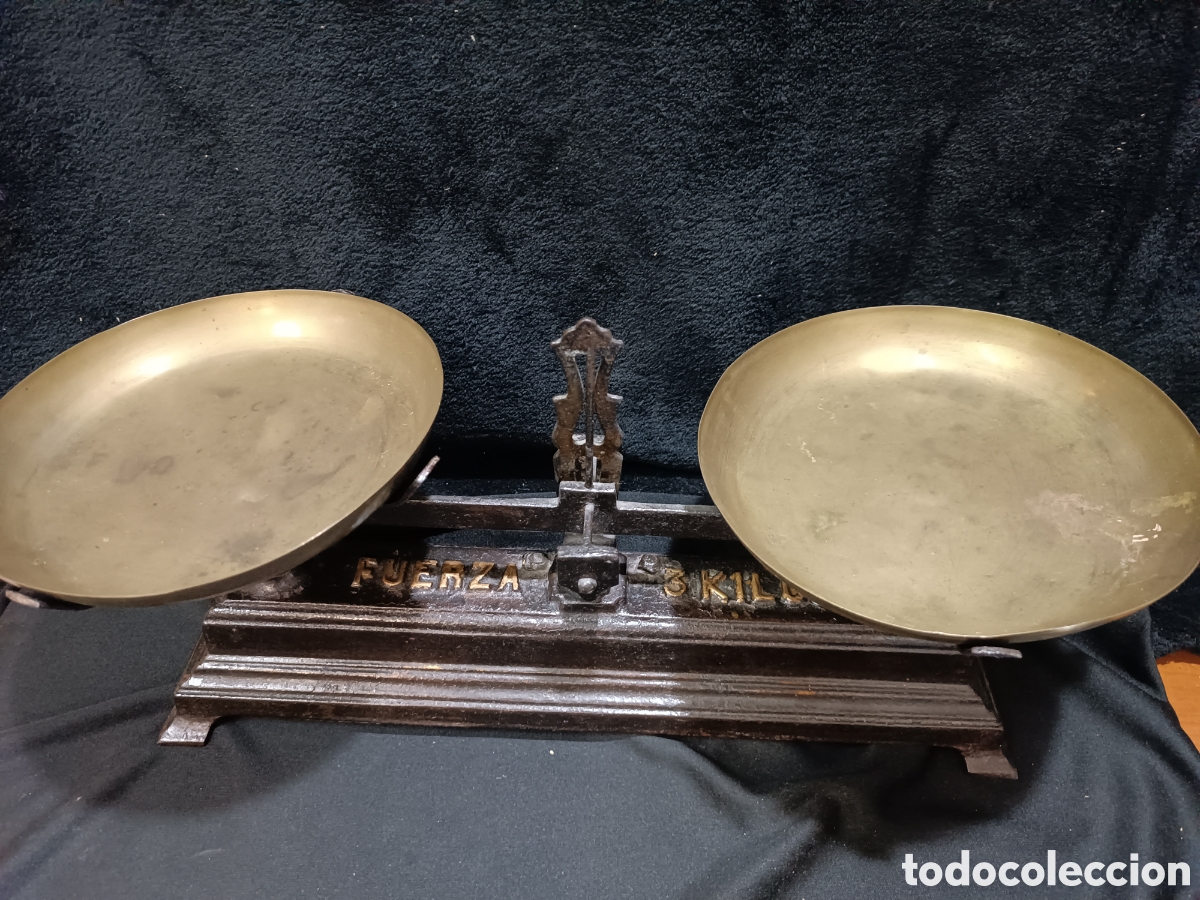 Antig&uuml;edades: Balanza de 3 kg, buen estado - Foto 2