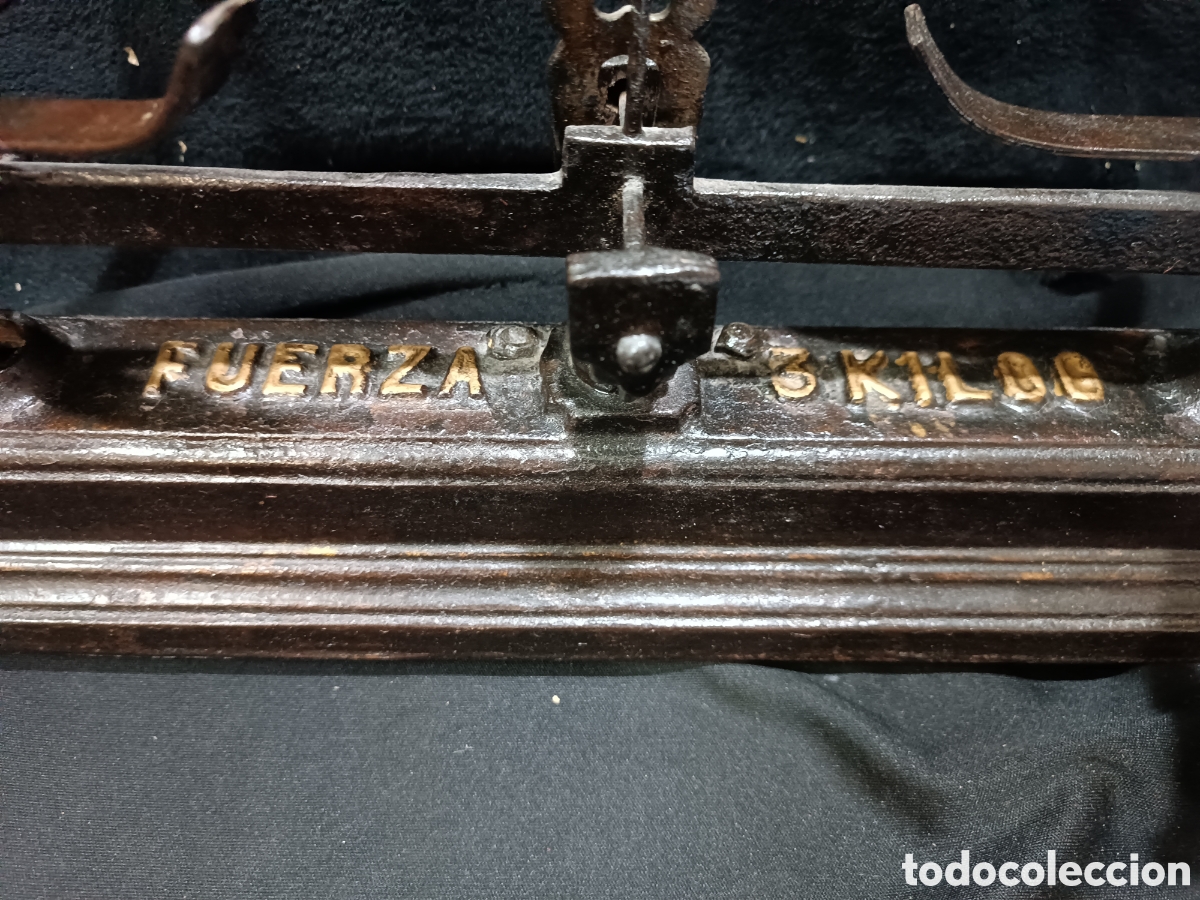 Antig&uuml;edades: Balanza de 3 kg, buen estado - Foto 3