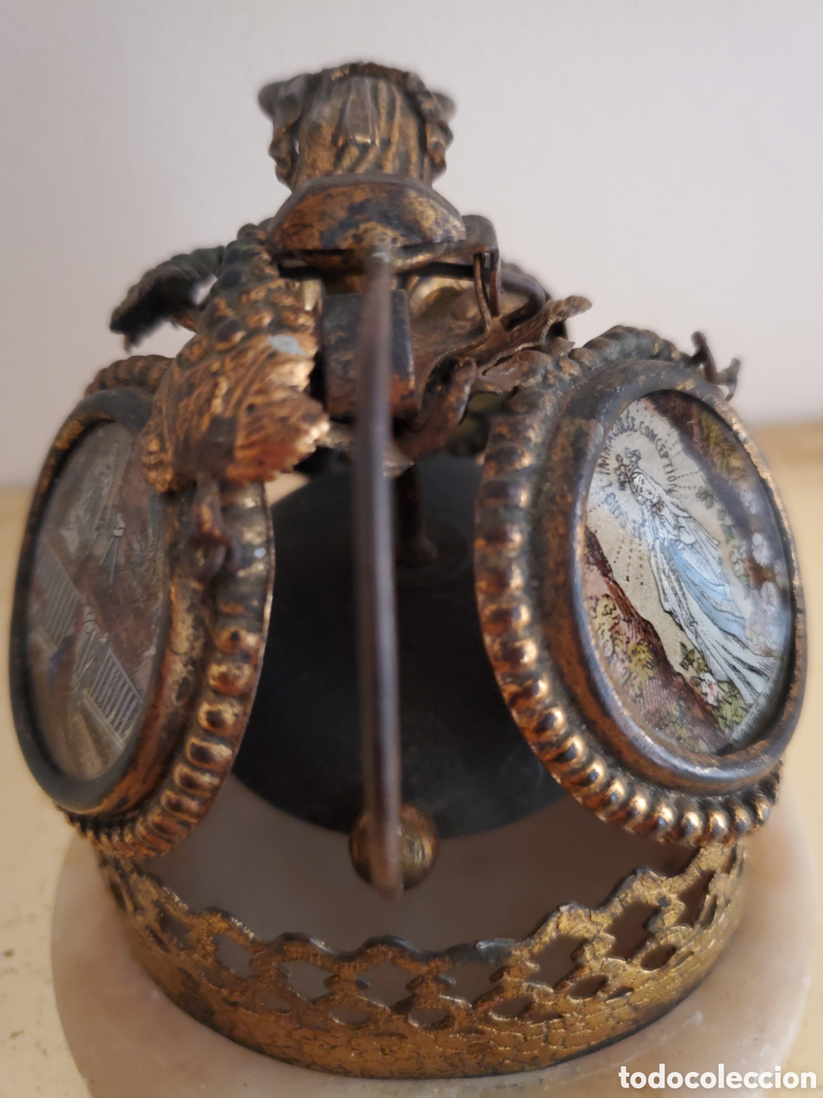 Antig&uuml;edades: Timbre de hotel (Rdo. de LOURDES) - Foto 4
