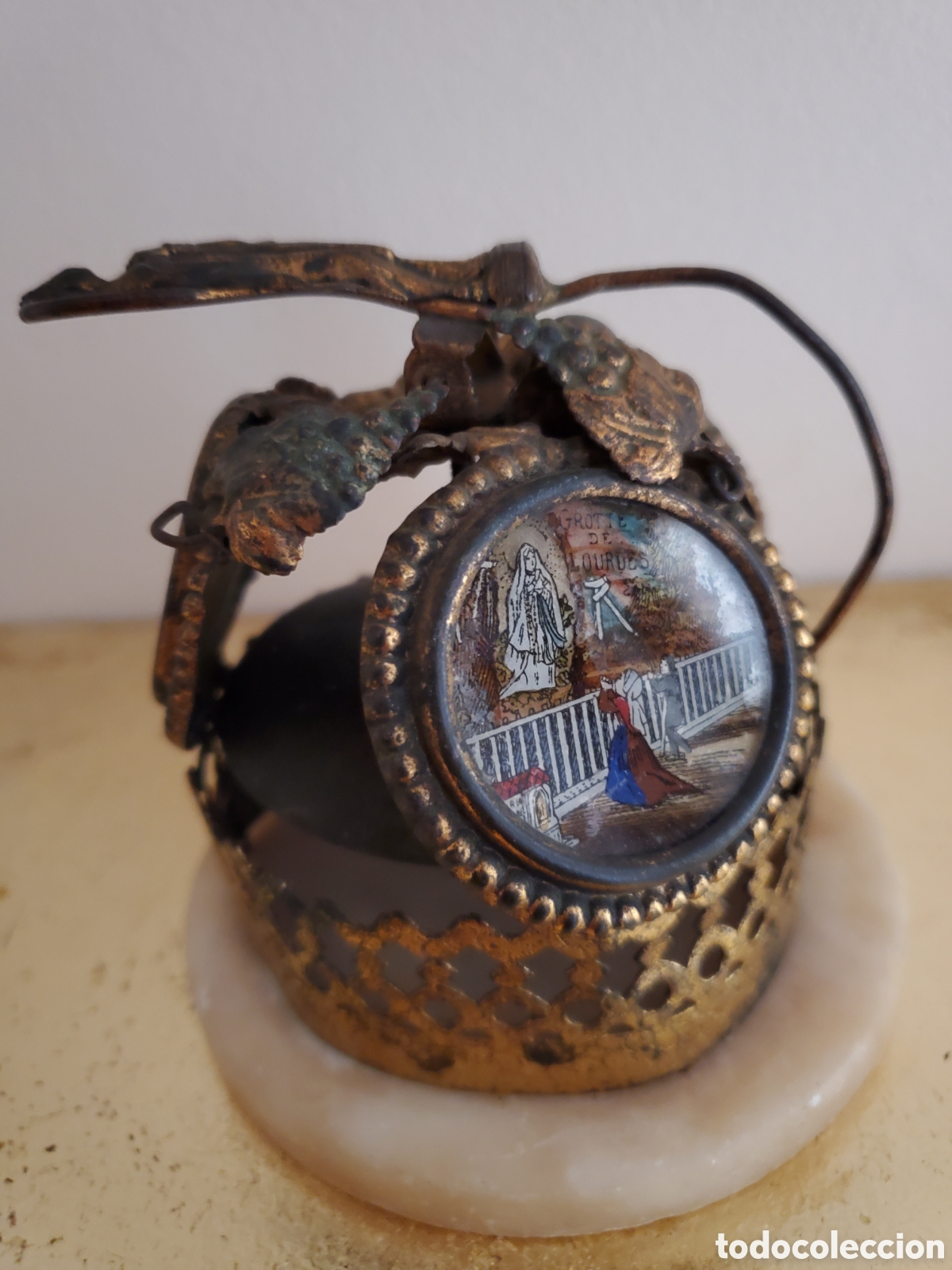 Antig&uuml;edades: Timbre de hotel (Rdo. de LOURDES) - Foto 1