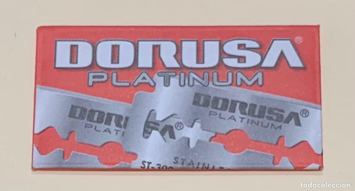 Antig&uuml;edades: CUCHILLA DE AFEITAR DORUSA PLATINUM HOJA. - Foto 1