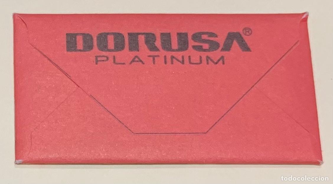 Antig&uuml;edades: CUCHILLA DE AFEITAR DORUSA PLATINUM HOJA. - Foto 2