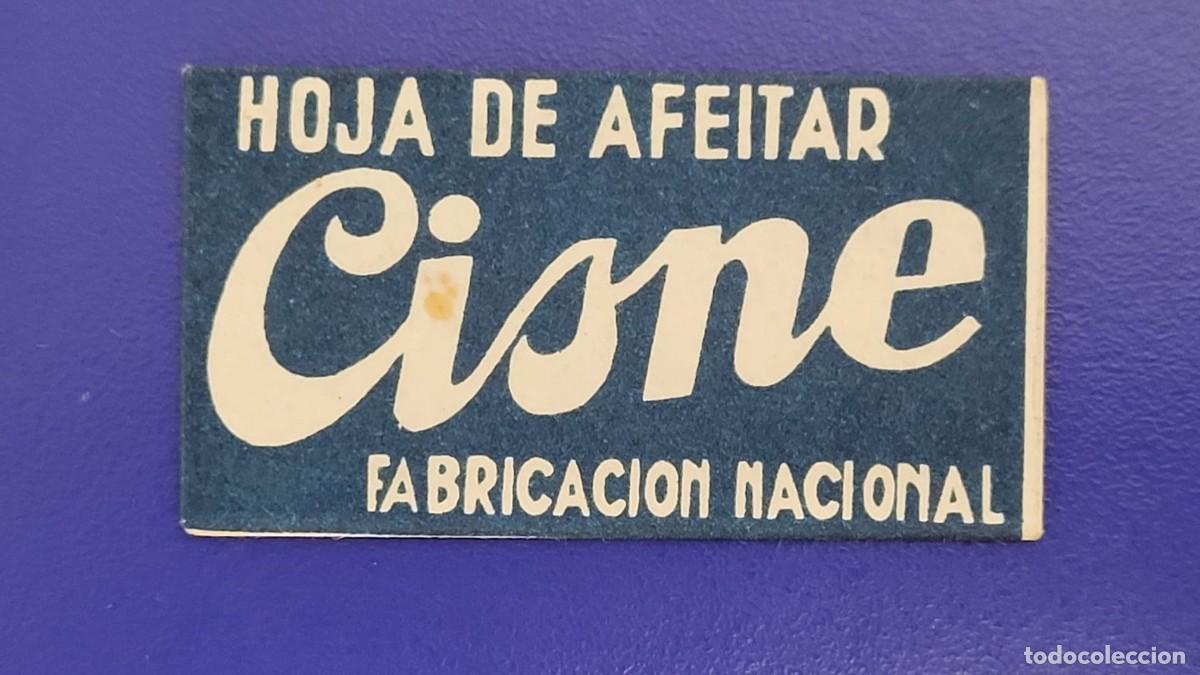 Antig&uuml;edades: L239 FUNDA HOJA CON CUCHILLA DE AFEITAR CISNE - Foto 1