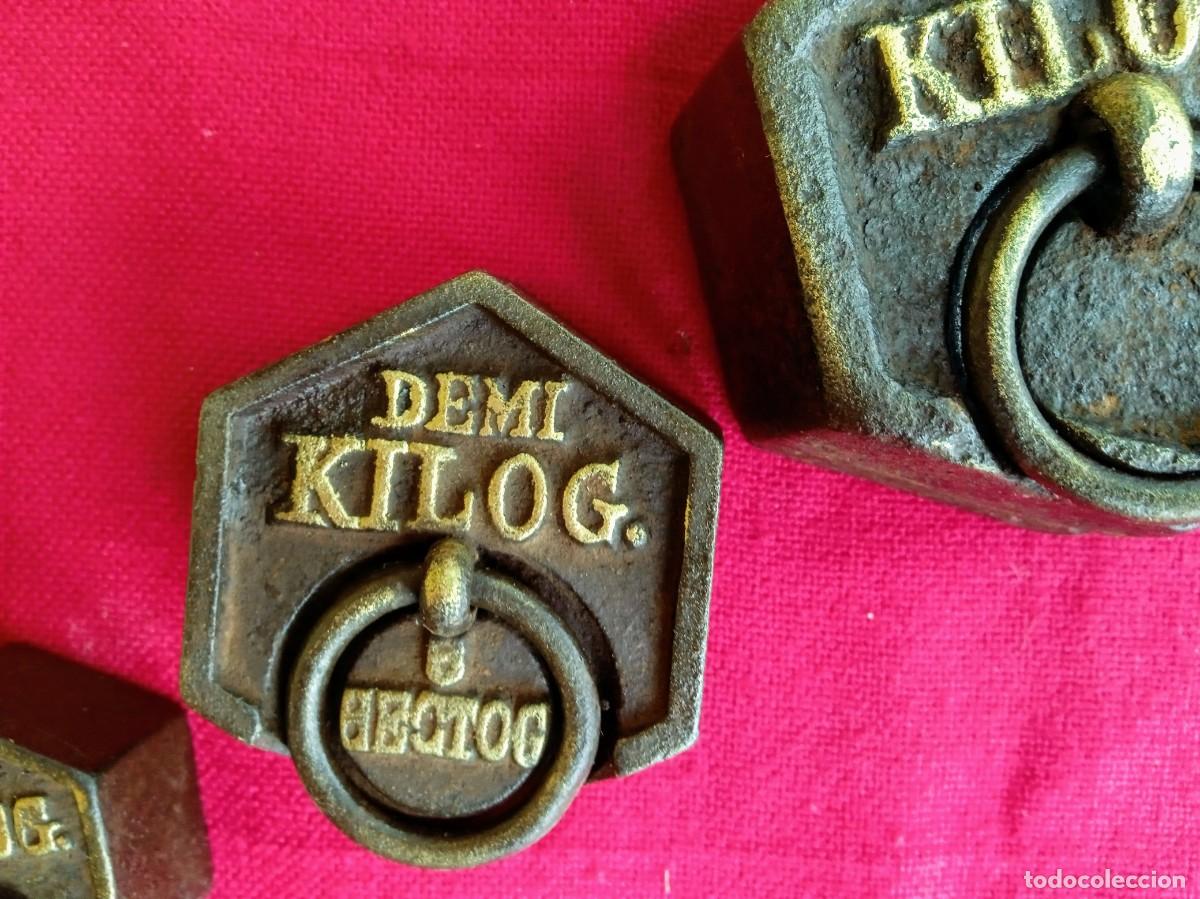 Antig&uuml;edades: Juego de pesas de hierro - Foto 3