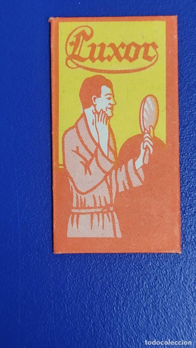 Antig&uuml;edades: L343 FUNDA HOJA CON CUCHILLA DE AFEITAR LUXOR - Foto 1