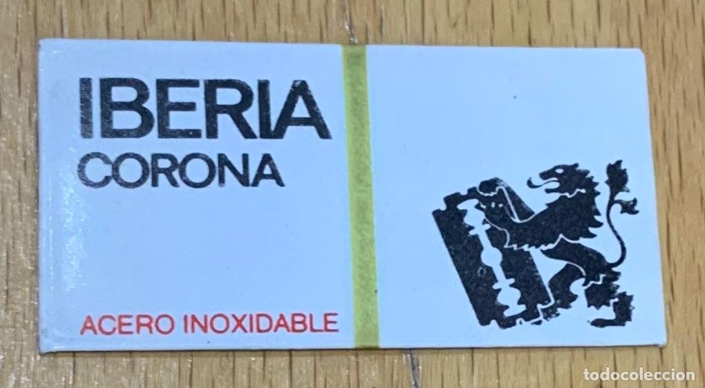 Antig&uuml;edades: CUCHILLA DE AFEITAR IBERIA CORONA HOJA. - Foto 1