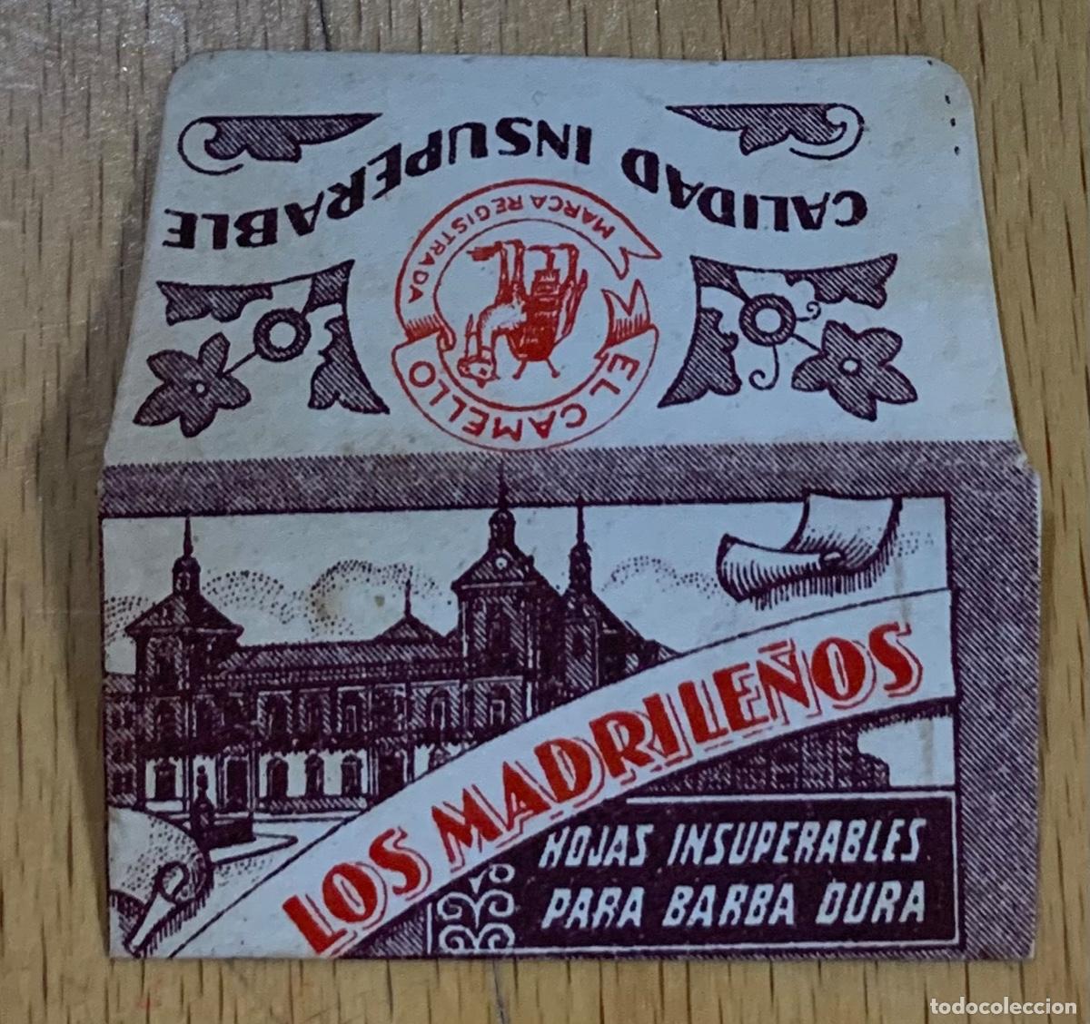 Antig&uuml;edades: CUCHILLA DE AFEITAR LOS MADRILE&Ntilde;OS 0,20 2 HOJA. - Foto 1