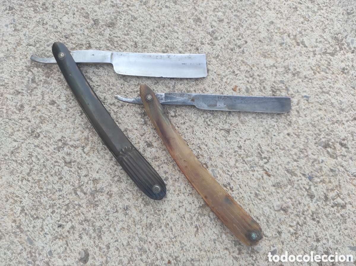 Antig&uuml;edades: Pareja de Navajas de Barbero Ford - Foto 3