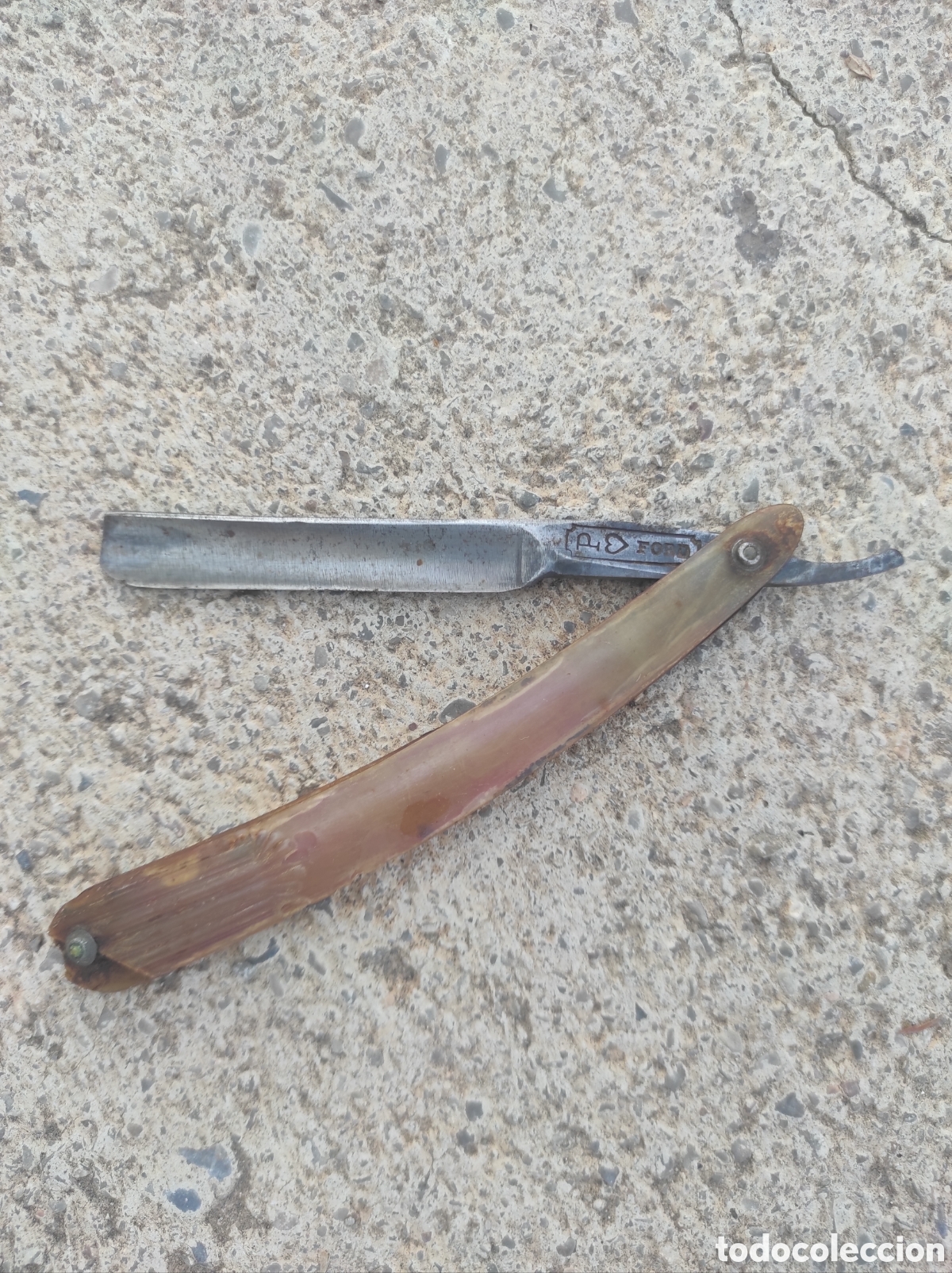 Antig&uuml;edades: Pareja de Navajas de Barbero Ford - Foto 5