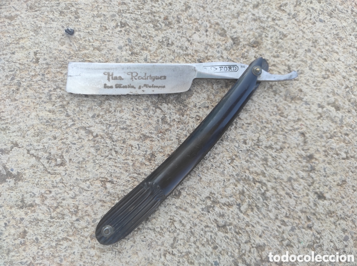 Antig&uuml;edades: Pareja de Navajas de Barbero Ford - Foto 14