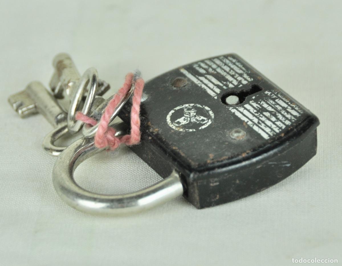 Antig&uuml;edades: Candado alemania del este negro - Foto 3
