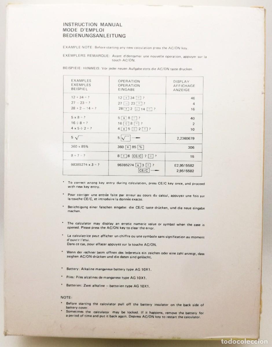 Antig&uuml;edades: CALCULADORA PISCINA DECORATIVA - Foto 8