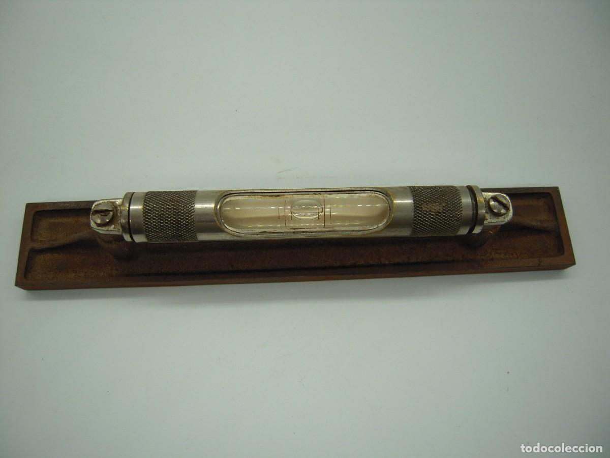 Antig&uuml;edades: nivel de precision marca alca 20 cm - Foto 3