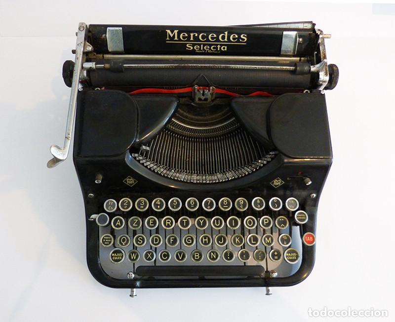 Antig&uuml;edades: M&aacute;quina de escribir Mercedes Selecta - Foto 1