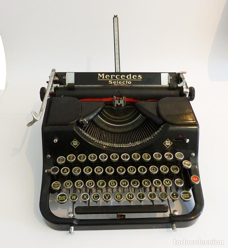 Antig&uuml;edades: M&aacute;quina de escribir Mercedes Selecta - Foto 2