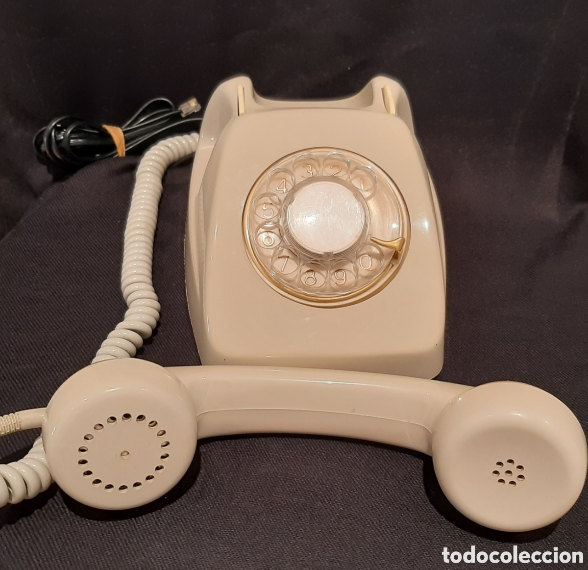 Tel&eacute;fonos: Antiguo tel&eacute;fono Citesa con disco dorado - Foto 5