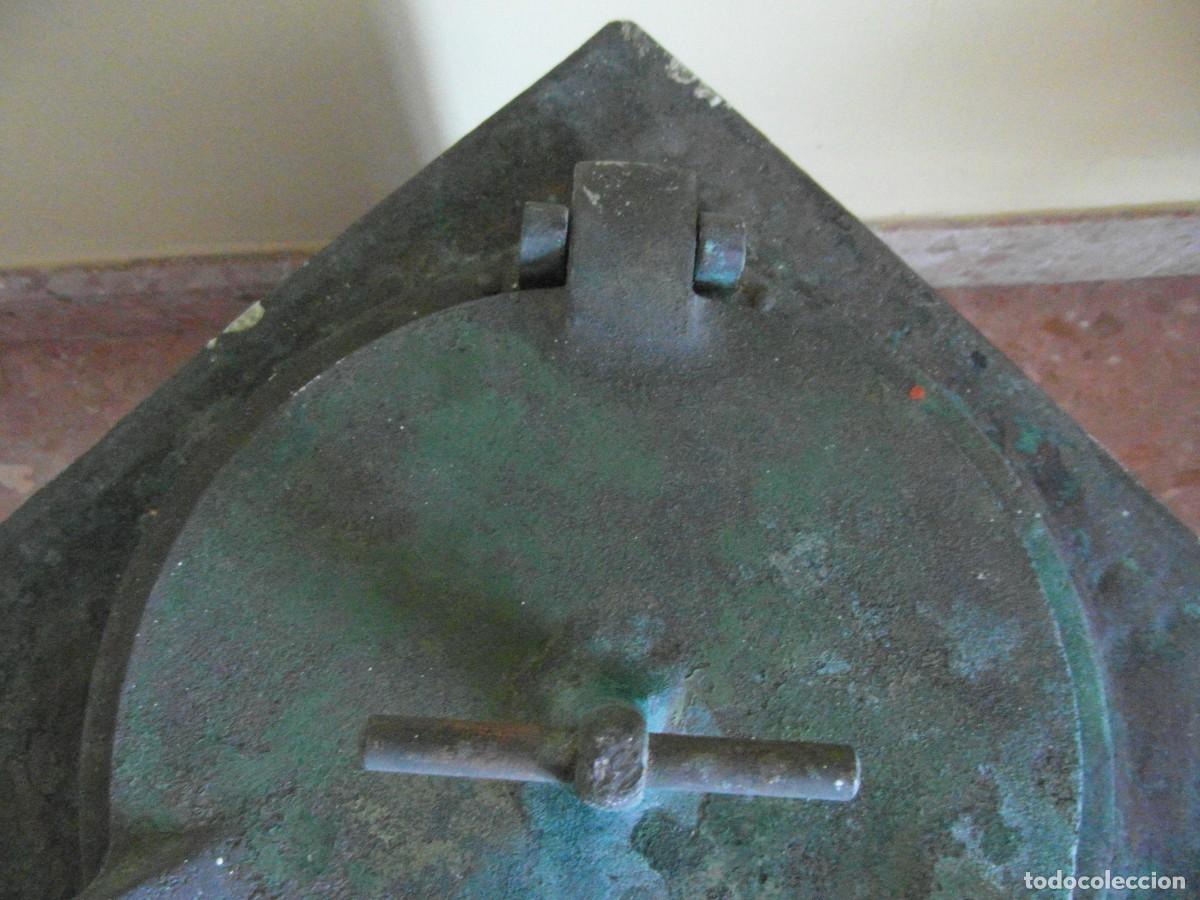 Antig&uuml;edades: Antiguo farol grande de barco - Foto 6