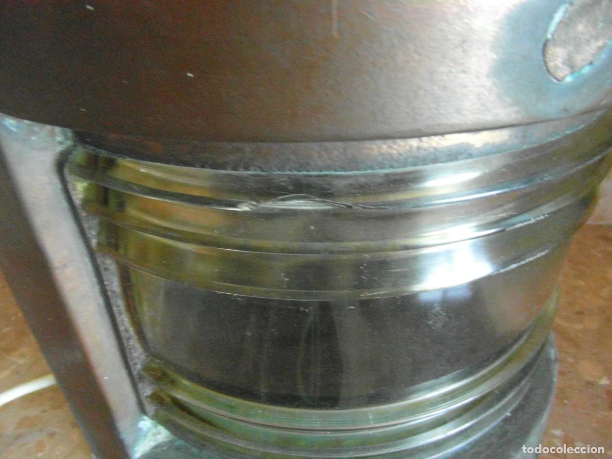 Antig&uuml;edades: Antiguo farol grande de barco - Foto 12