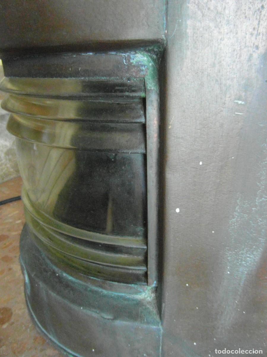 Antig&uuml;edades: Antiguo farol grande de barco - Foto 13