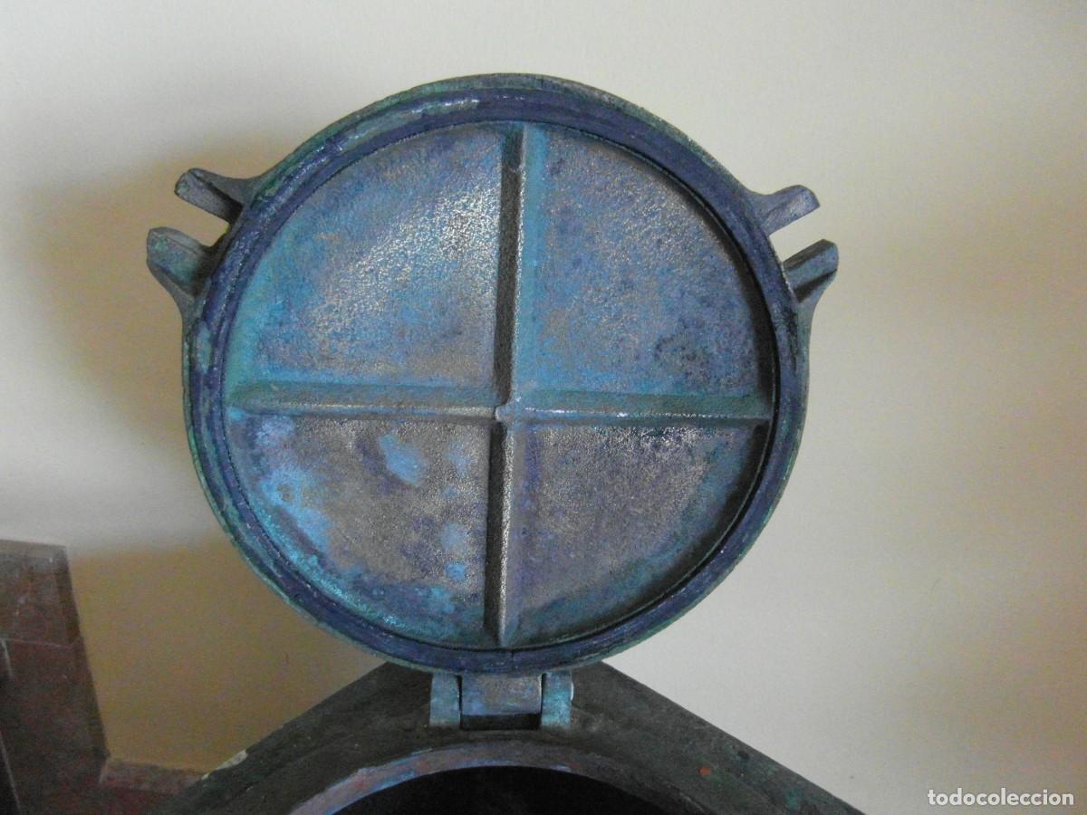 Antig&uuml;edades: Antiguo farol grande de barco - Foto 14