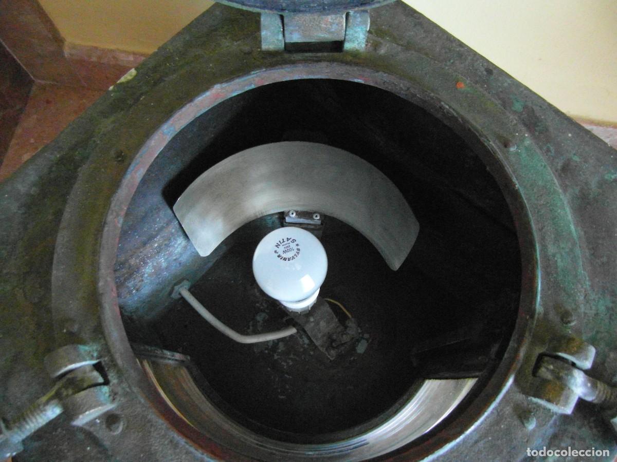 Antig&uuml;edades: Antiguo farol grande de barco - Foto 15