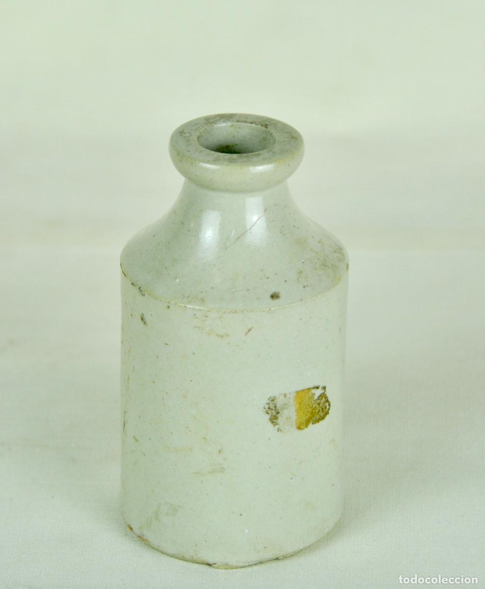 Antig&uuml;edades: Bote farmacia blanco - Foto 2