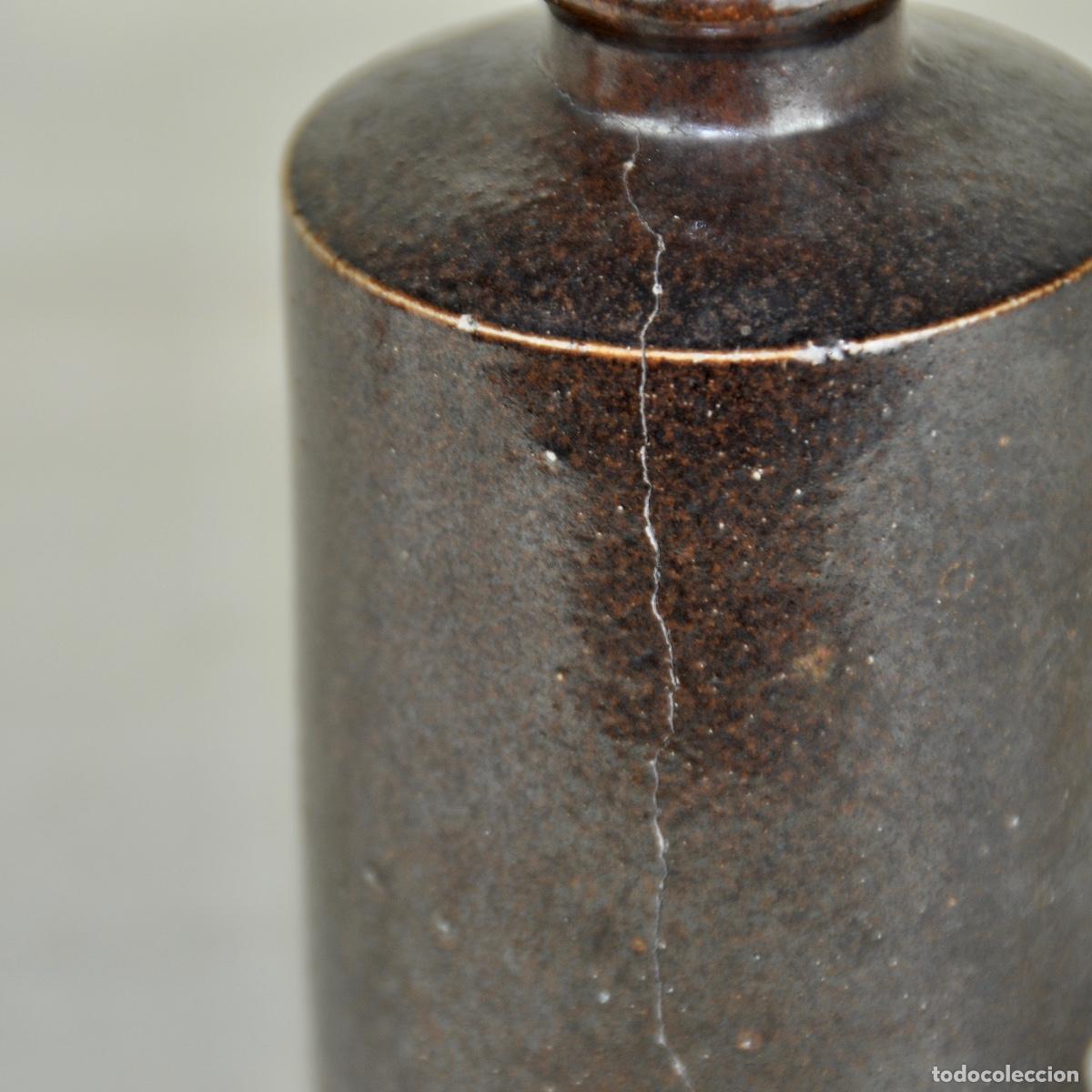 Antig&uuml;edades: Bote farmacia marr&oacute;n oscuro - Foto 6