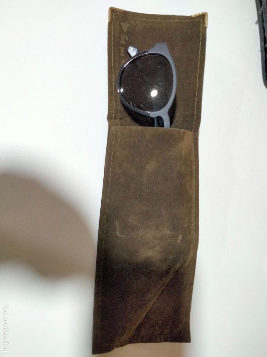 Antig&uuml;edades: funda para gafas de terciopelo - Foto 3
