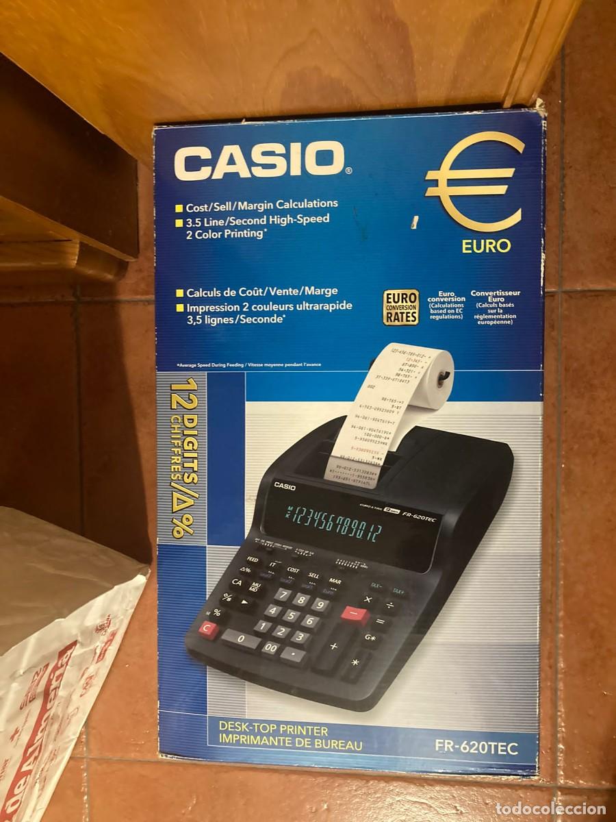 Antig&uuml;edades: Calculadora Impresora Casio - Foto 3