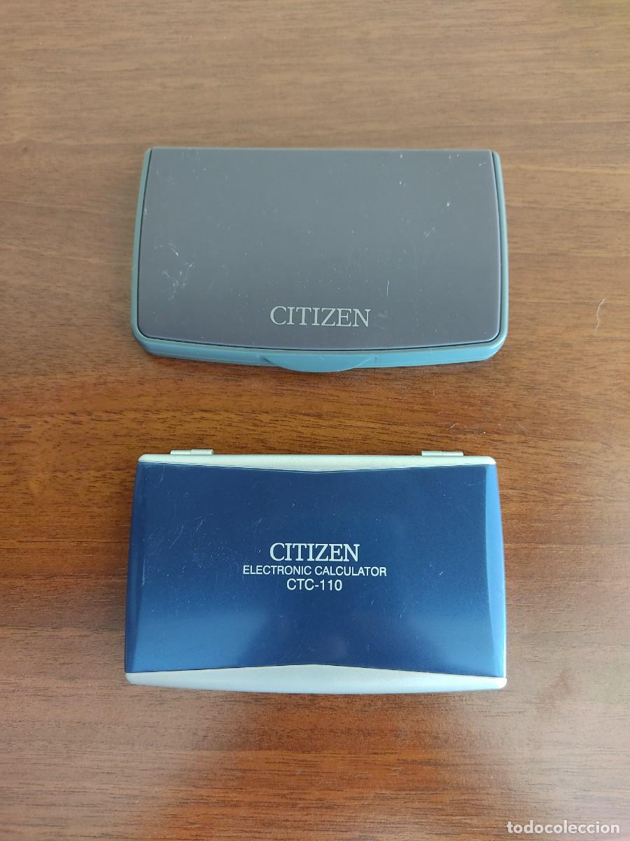 Antig&uuml;edades: Pack de dos calculadoras Citizen - Foto 2