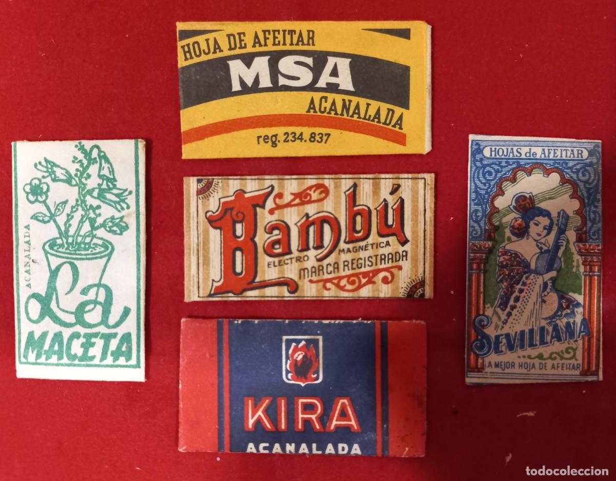 Antig&uuml;edades: LOTE DE HOJAS , CUCHILLAS DE AFEITAR - Foto 1