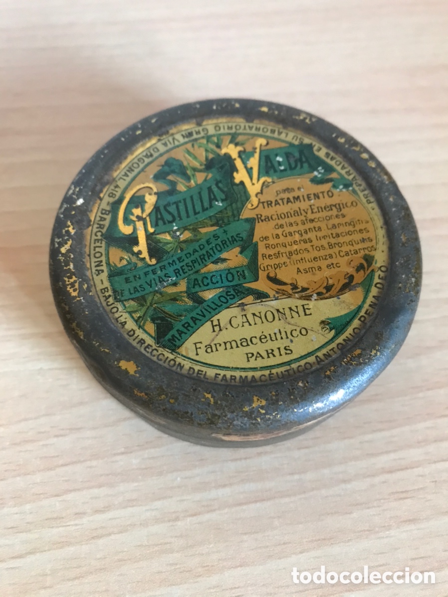 Antig&uuml;edades: Cajita de pastillas Valda - Foto 2