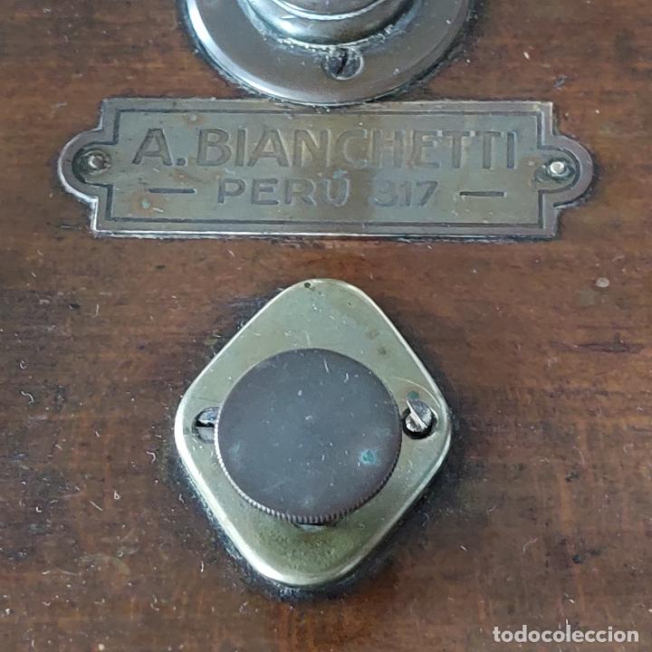 Antig&uuml;edades: BALANZA DE PRECISI&Oacute;N S. XIX, CAJA DE CAOBA. - Foto 6